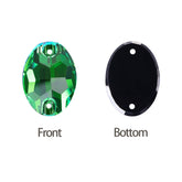 Sphinx Oval Shape High Quality Glass Sew-on Rhinestones WholesaleRhinestone